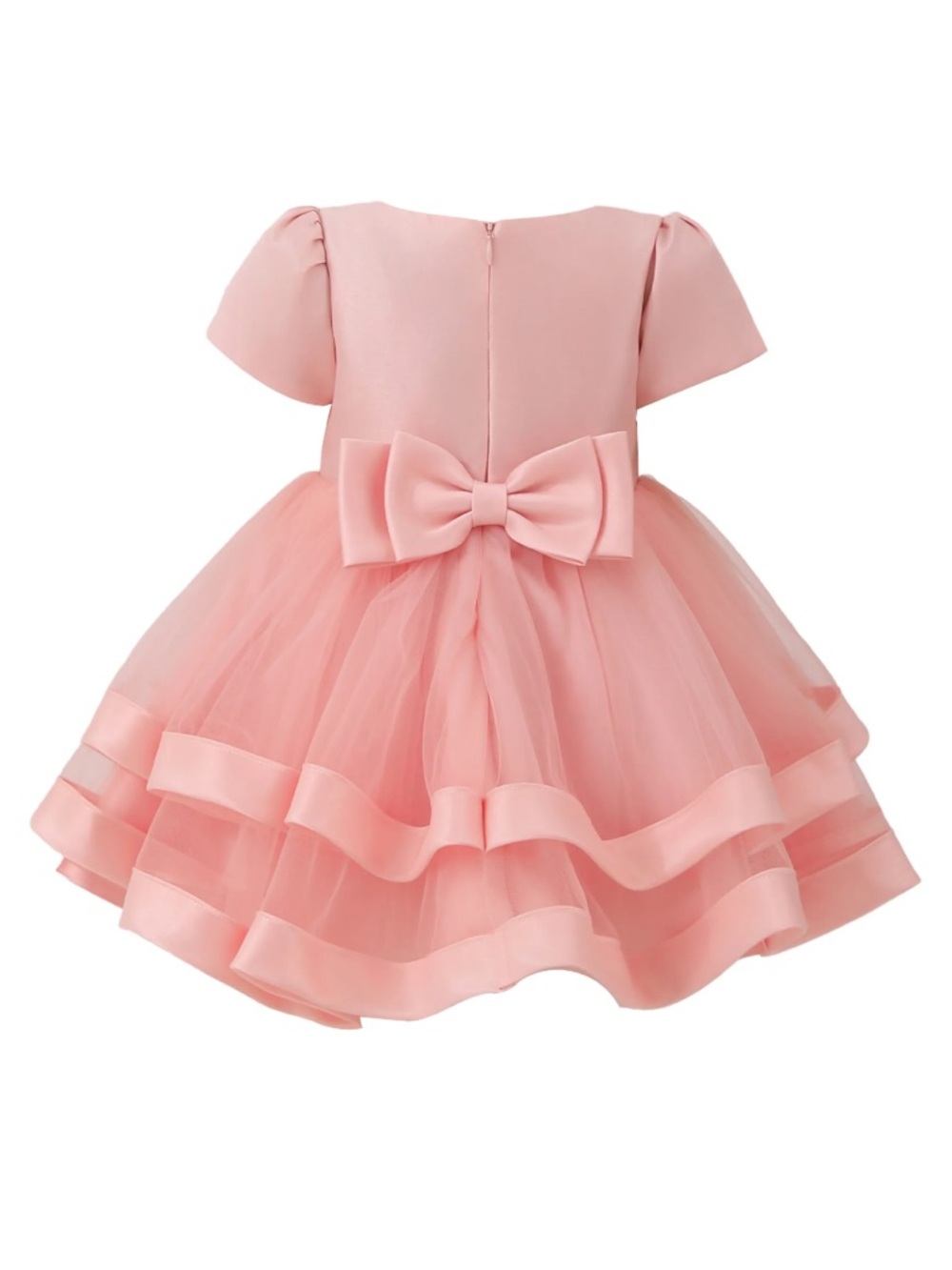 Tulleen Pink Toddler Party Flower Girl Party Dress